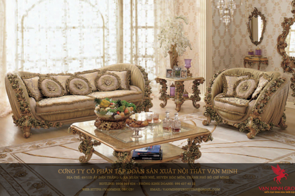 Phòng khách tân cổ điển 01