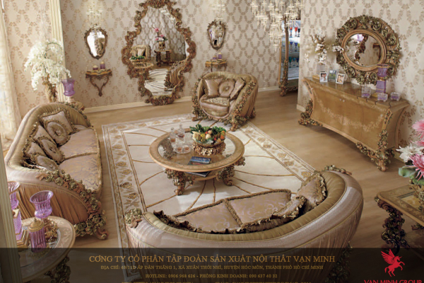 Phòng khách tân cổ điển 01