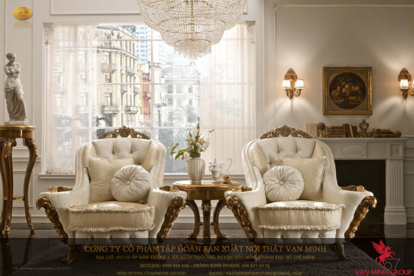 Phòng khách tân cổ điển 02