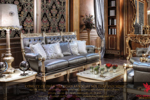 Phòng khách tân cổ điển 03