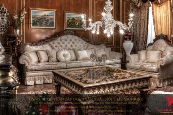 Phòng khách tân cổ điển 03