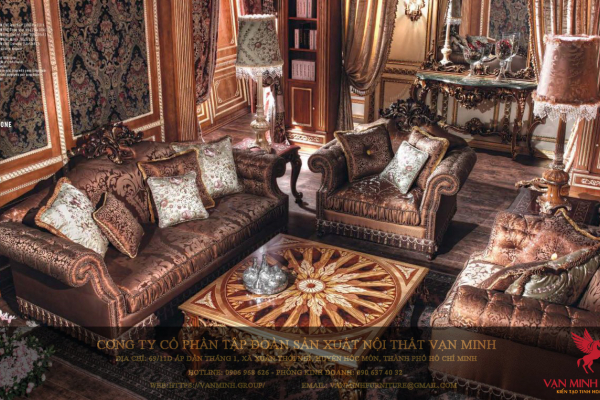 Phòng khách tân cổ điển 03