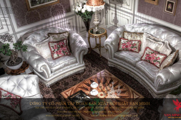 Phòng khách tân cổ điển 03