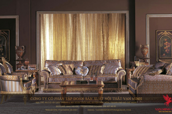 Phòng khách tân cổ điển 06